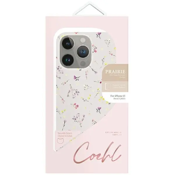 Etui UNIQ Coehl Prairie do iPhone 15 Pro Max Beżowy