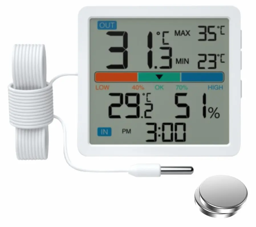 Termometr i higrometr Manta MTO002W