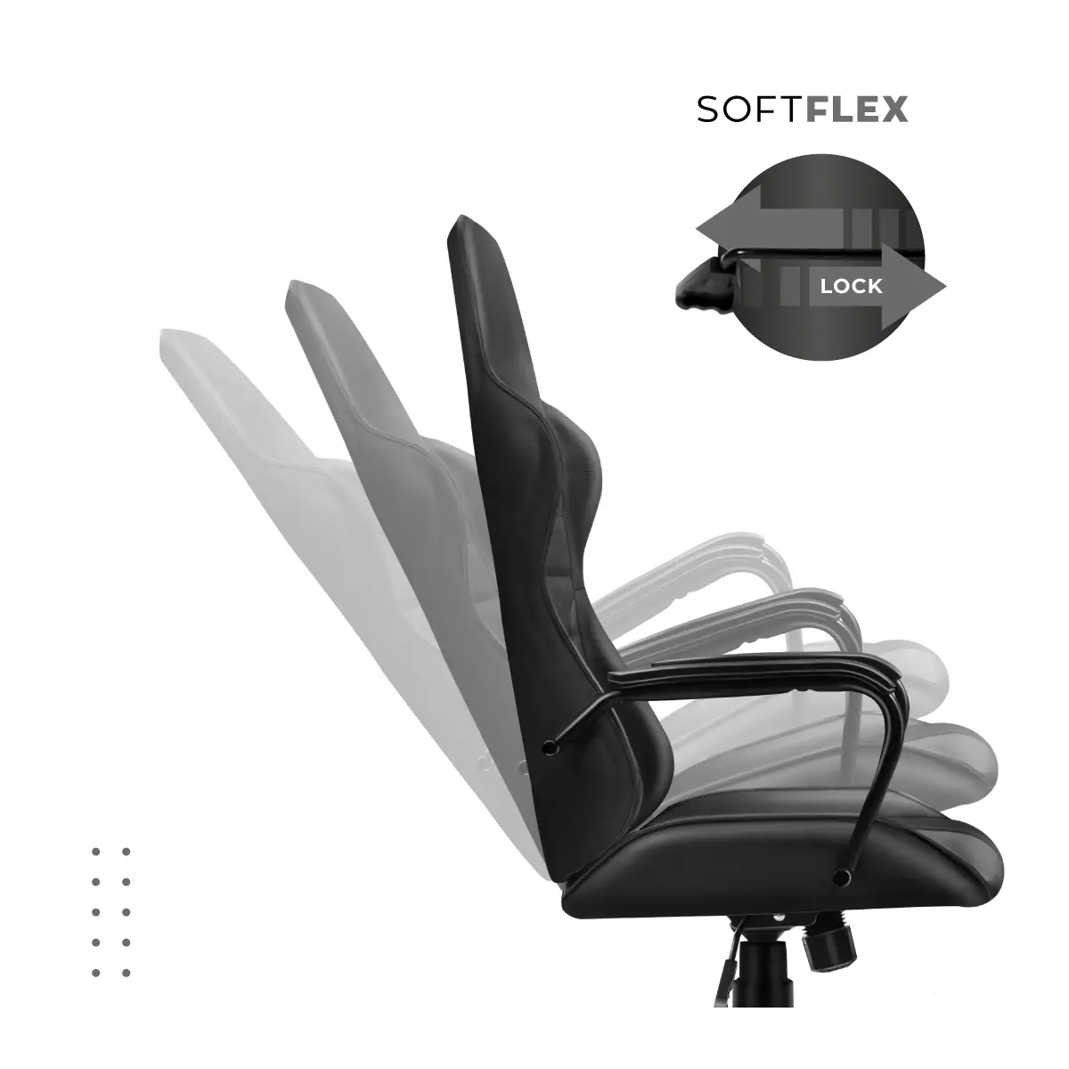 Fotel Mark Adler Boss 4.2 Biurowy do 130kg Tkanina Skóra ECO Czarny