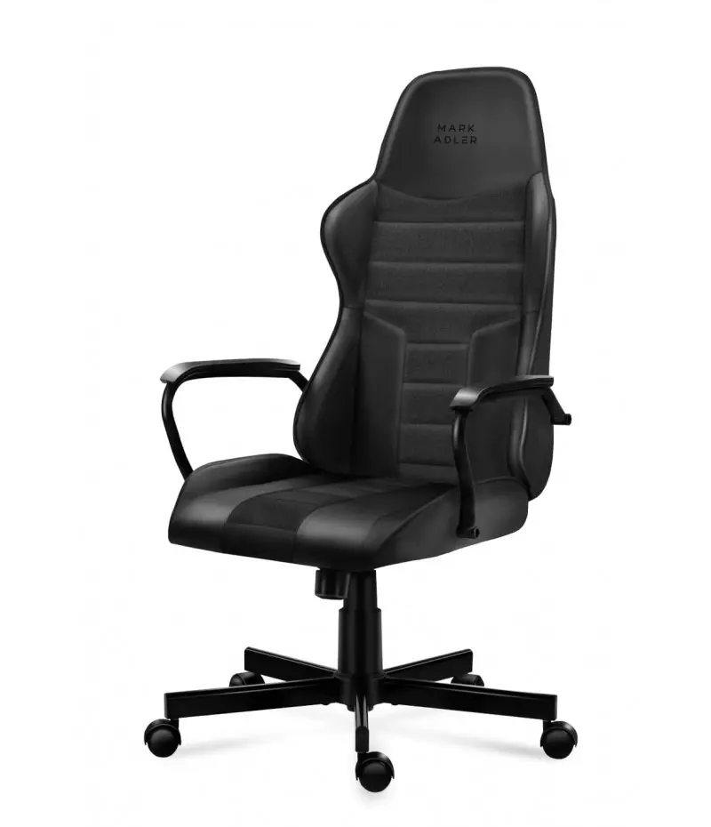 Fotel Mark Adler Boss 4.2 Biurowy do 130kg Tkanina Skóra ECO Czarny