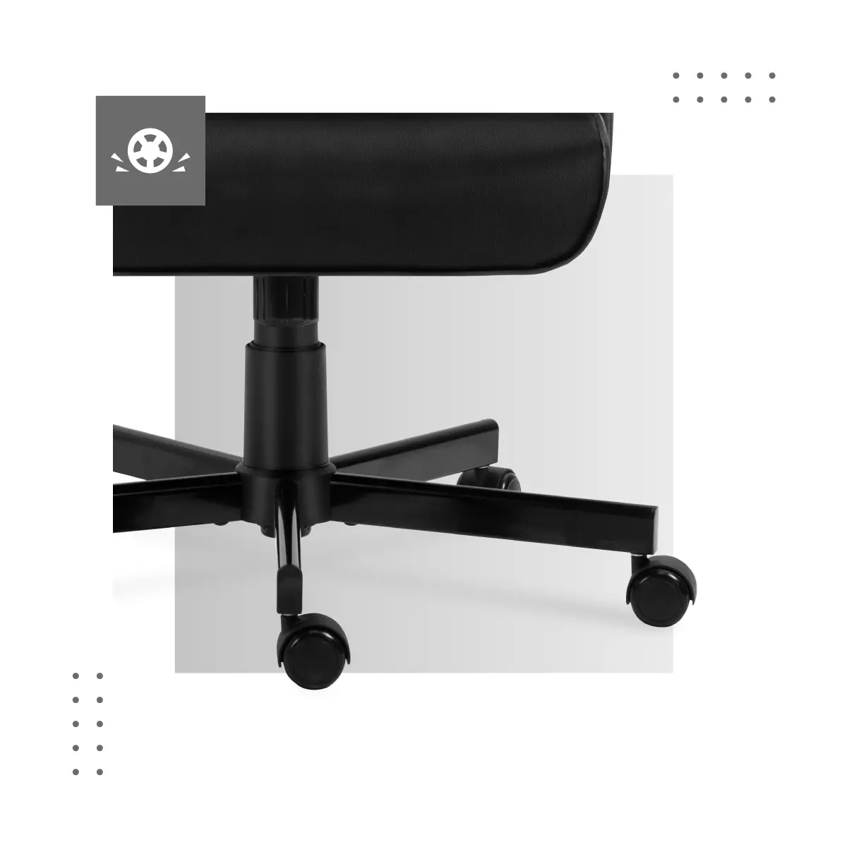 Fotel Mark Adler Boss 3.2 Biurowy do 130kg Skóra ECO Czarny