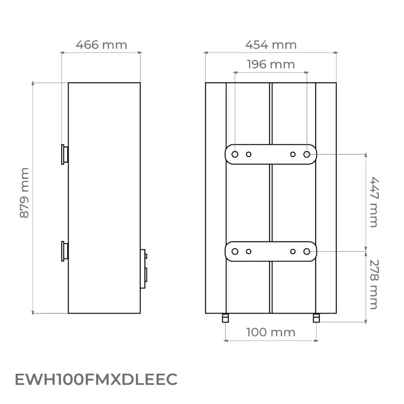 Bojler elektryczny Electrolux EWH Formax DL 100 EEC 2kW 15dB