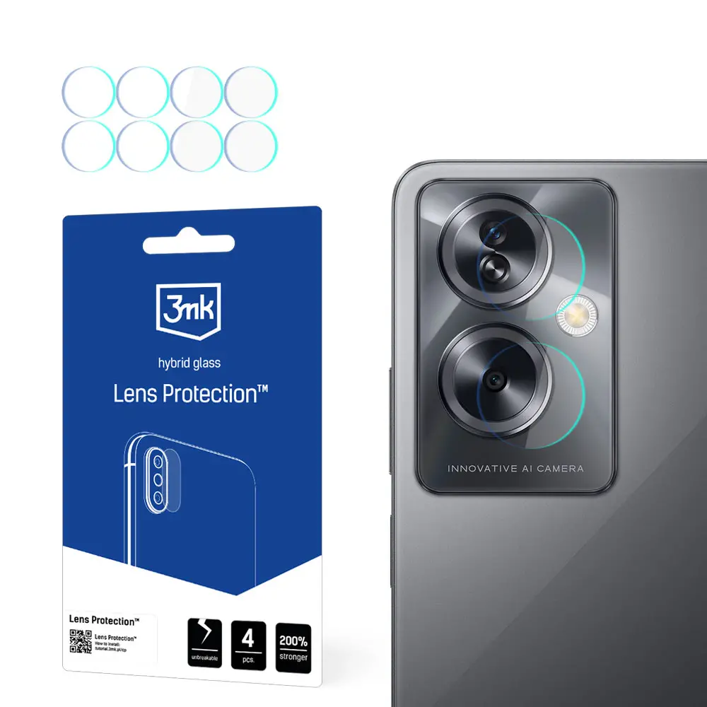 Szkło hybrydowe 3mk Lens Protection do OPPO A79 5G