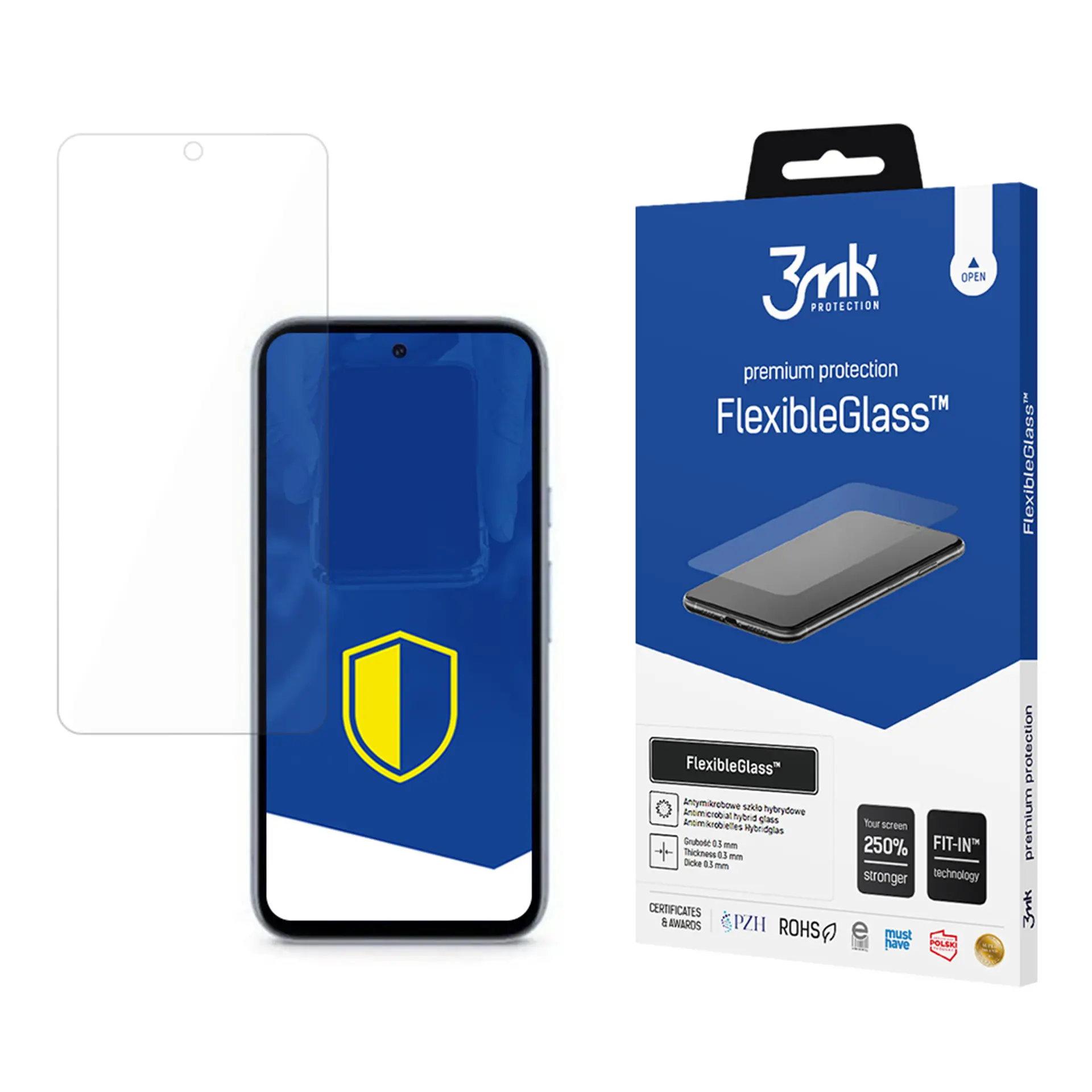 Szkło hybrydowe 3mk Flexibleglass do Google Pixel 8a 5G