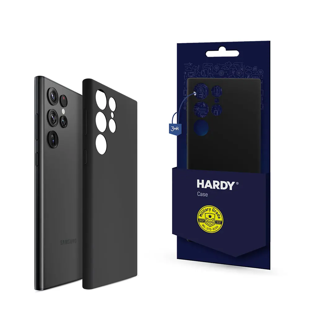Etui 3mk Hardy Silicone MagCase do Samsung Galaxy S23 Ultra Czarny