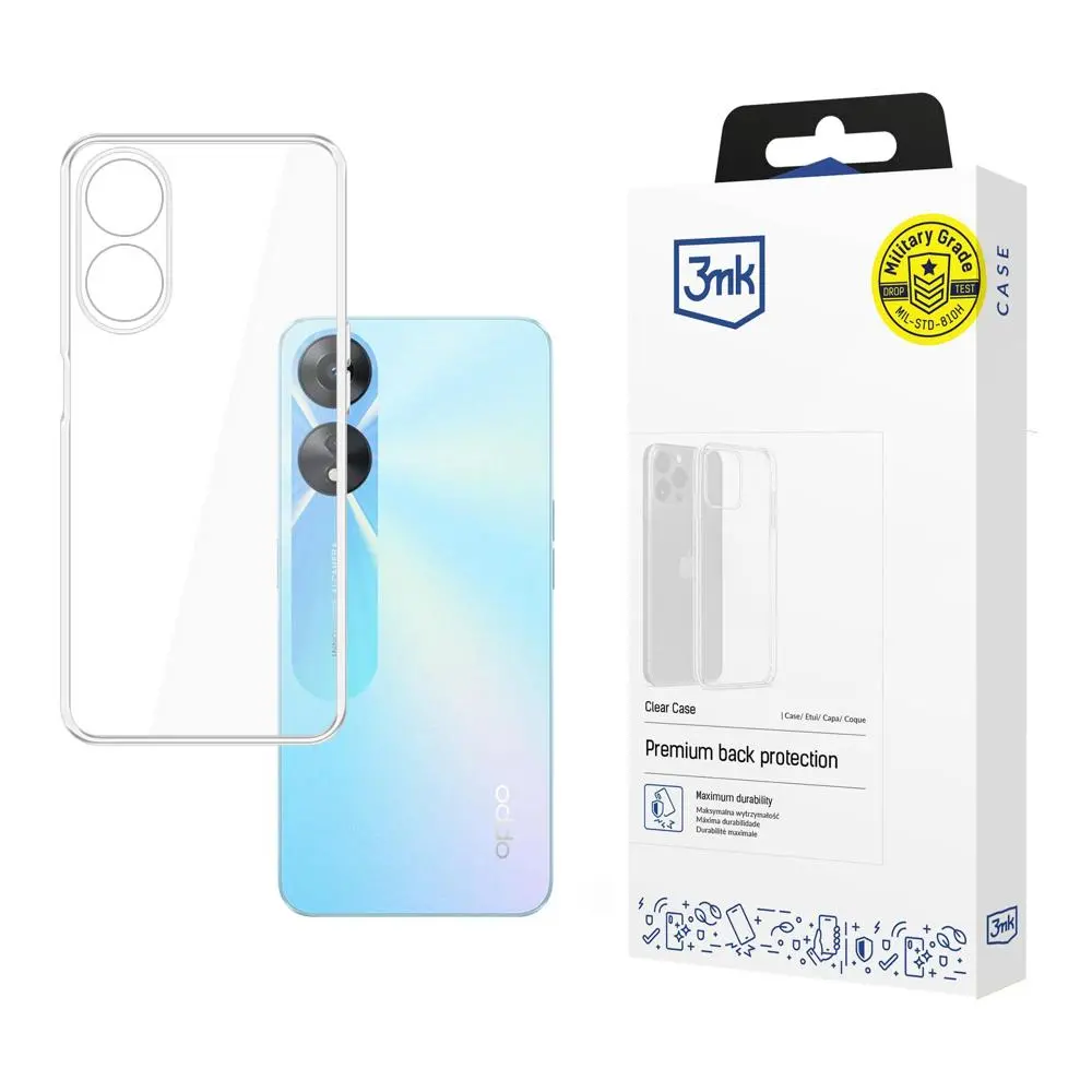 Etui 3mk Clear Case do OPPO A58 5G Przezroczysty