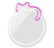 Forever Mirror LED Śpiący kot FMNE03 33lm