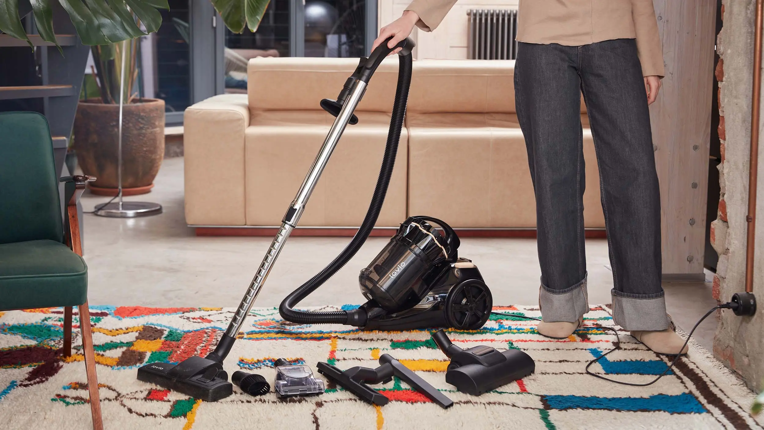 Odkurzacz Lovio Home VacuuFlex L LVCVC002 899W Turboszczotka Szczotka do parkietów
