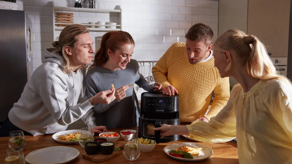Frytkownica beztłuszczowa Lovio Home LVAF002BK 1500W 6l Aplikacja mobilna