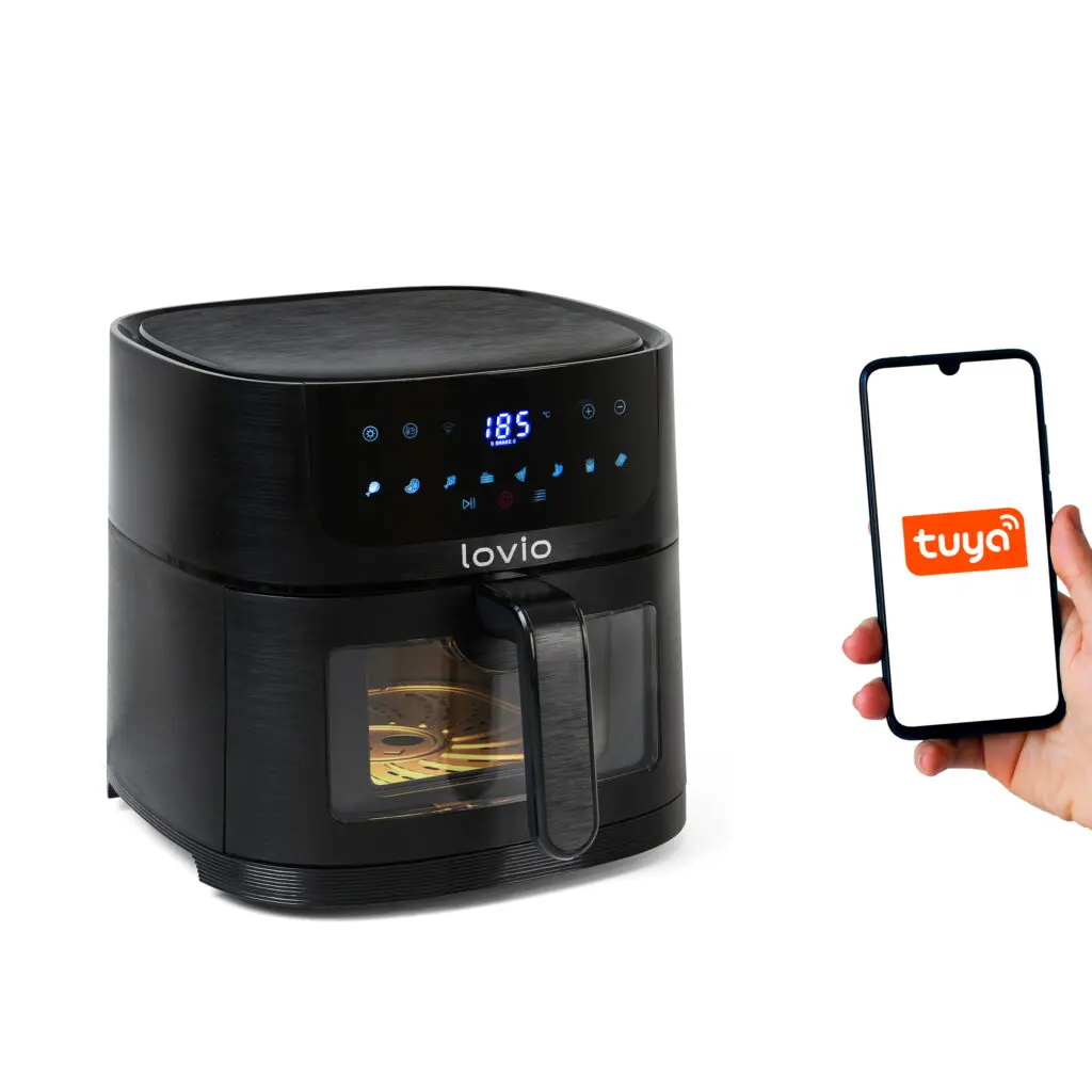 Frytkownica beztłuszczowa Lovio Home LVAF002BK 1500W 6l Aplikacja mobilna