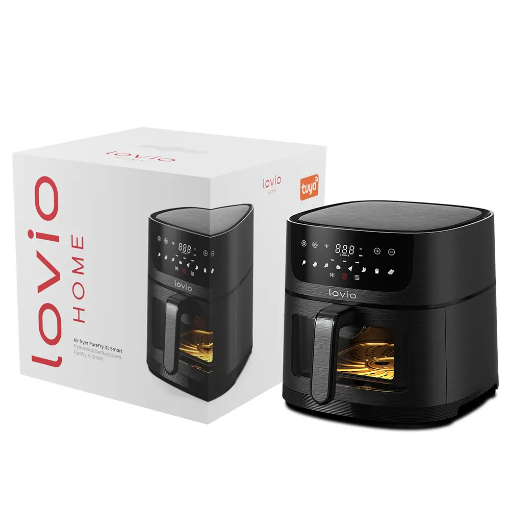 Frytkownica beztłuszczowa Lovio Home LVAF002BK 1500W 6l Aplikacja mobilna