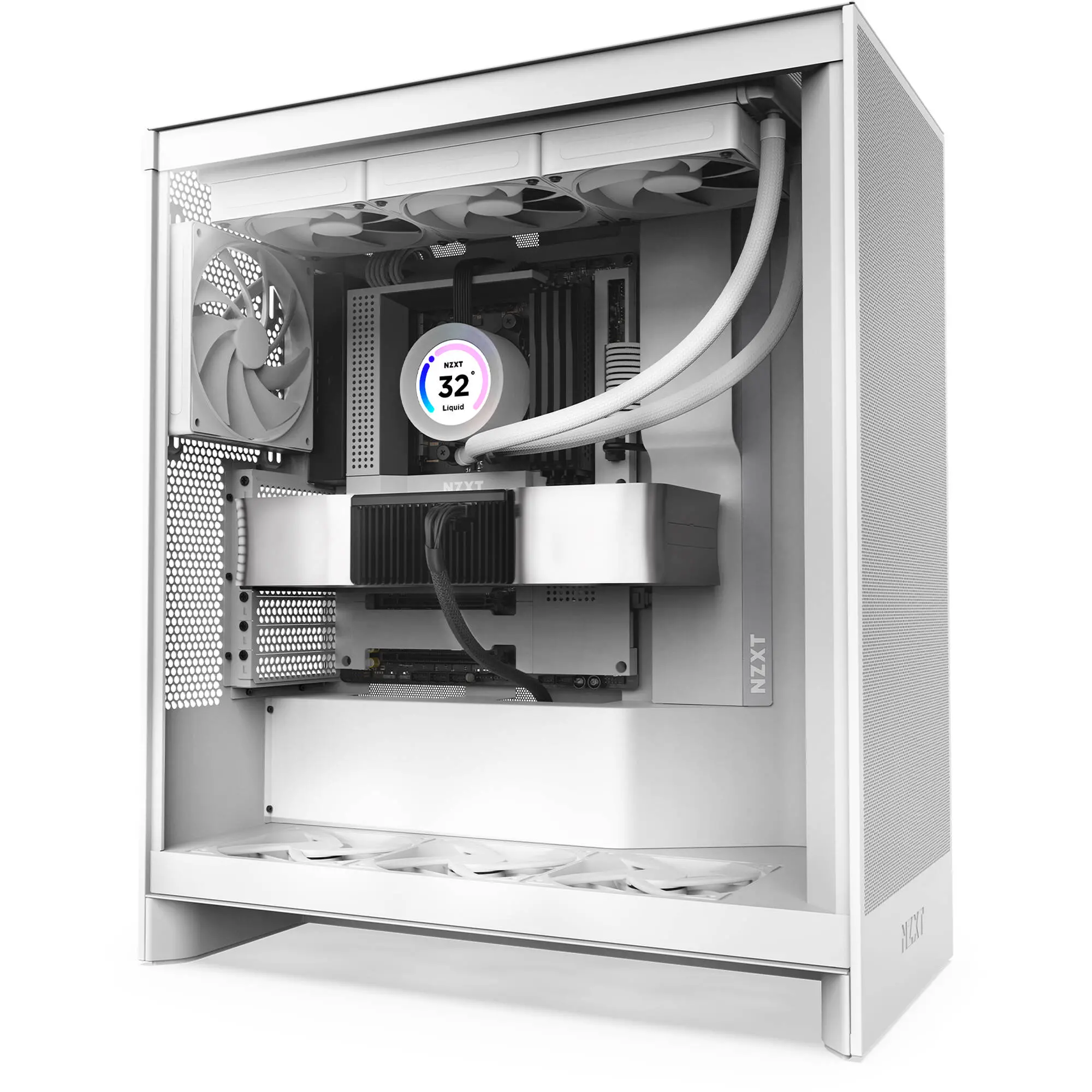 Obudowa NZXT H7 Flow 2024 okno Biały