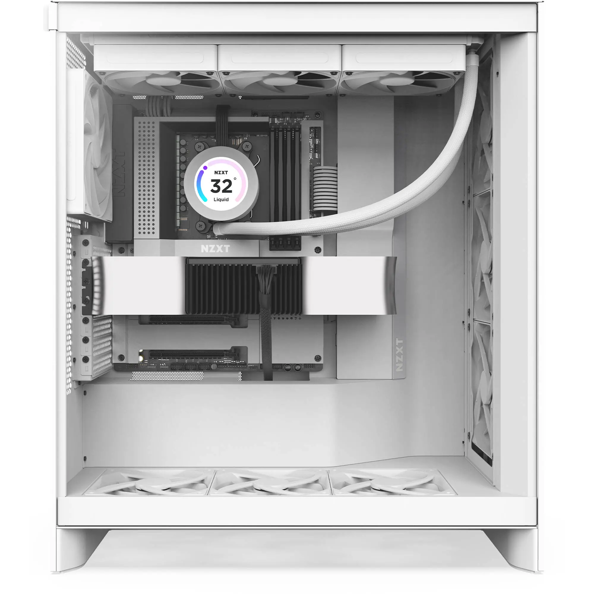 Obudowa NZXT H7 Flow 2024 okno Biały
