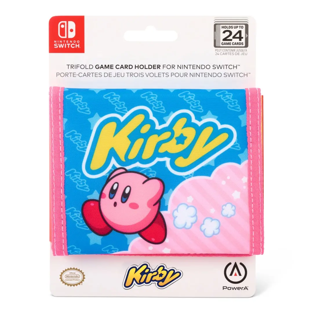 Etui PowerA TriFold Game Card Holder Kirby na 24 gry do Nintendo Switch