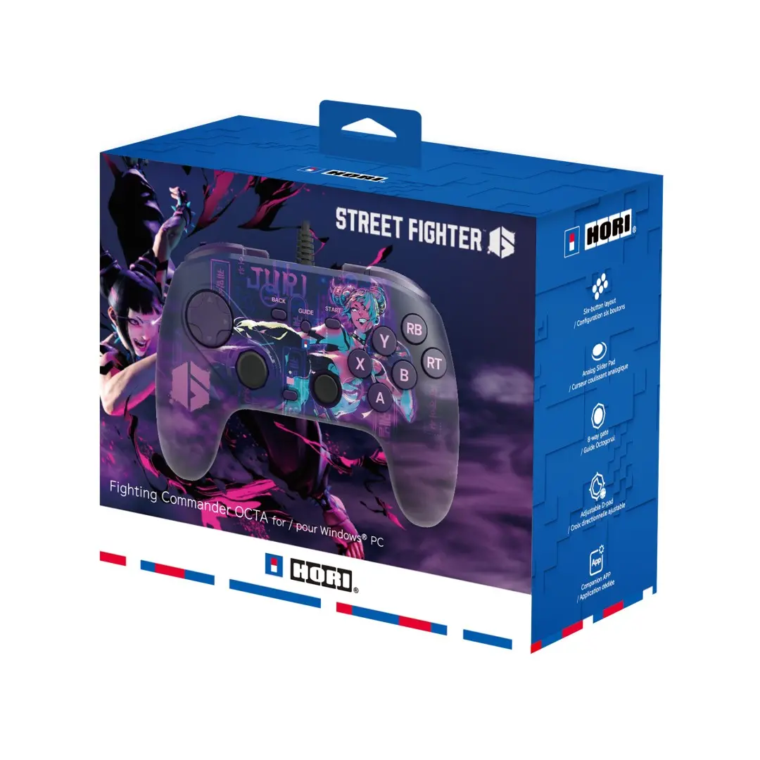 Kontroler Hori Fighting Commander OCTA Street Fighter 6 Juri Edition do PC Przewodowy