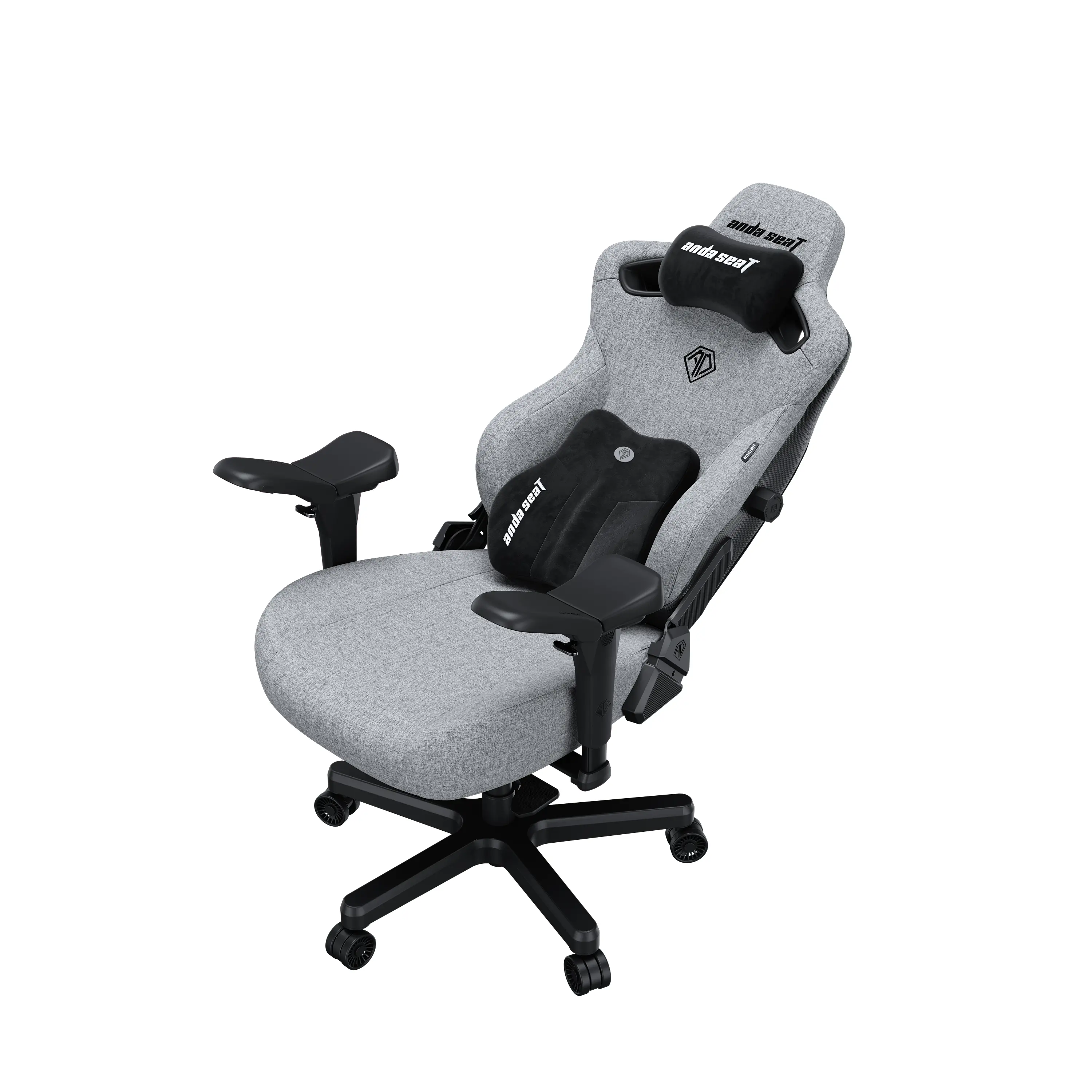 Fotel Anda Seat Kaiser 3 Pro XL Gamingowy do 200kg Tkanina Szary