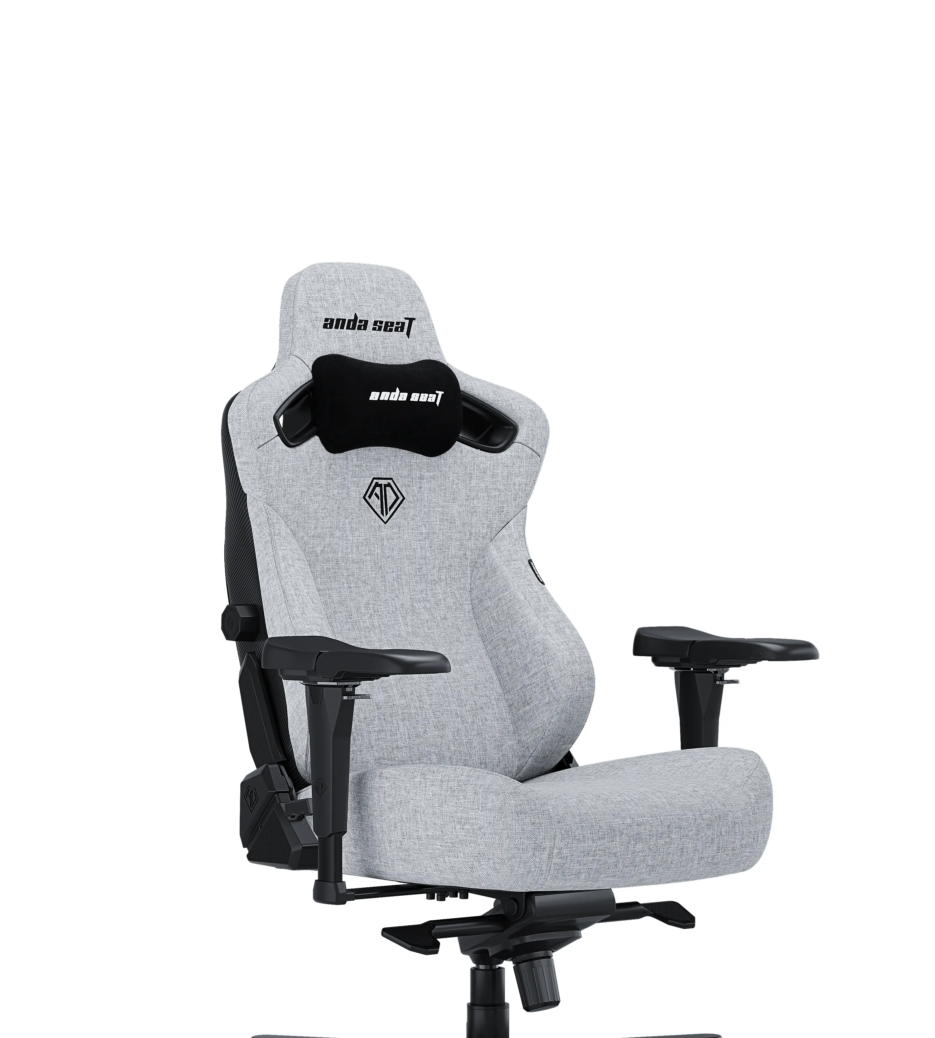 Fotel Anda Seat Kaiser 3 Pro XL Gamingowy do 200kg Tkanina Szary
