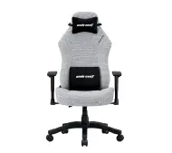 Anda Seat Luna L Gamingowy do 110kg Tkanina Szary