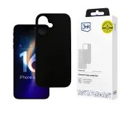 3mk Silicone Case do iPhone 16 Plus Czarny