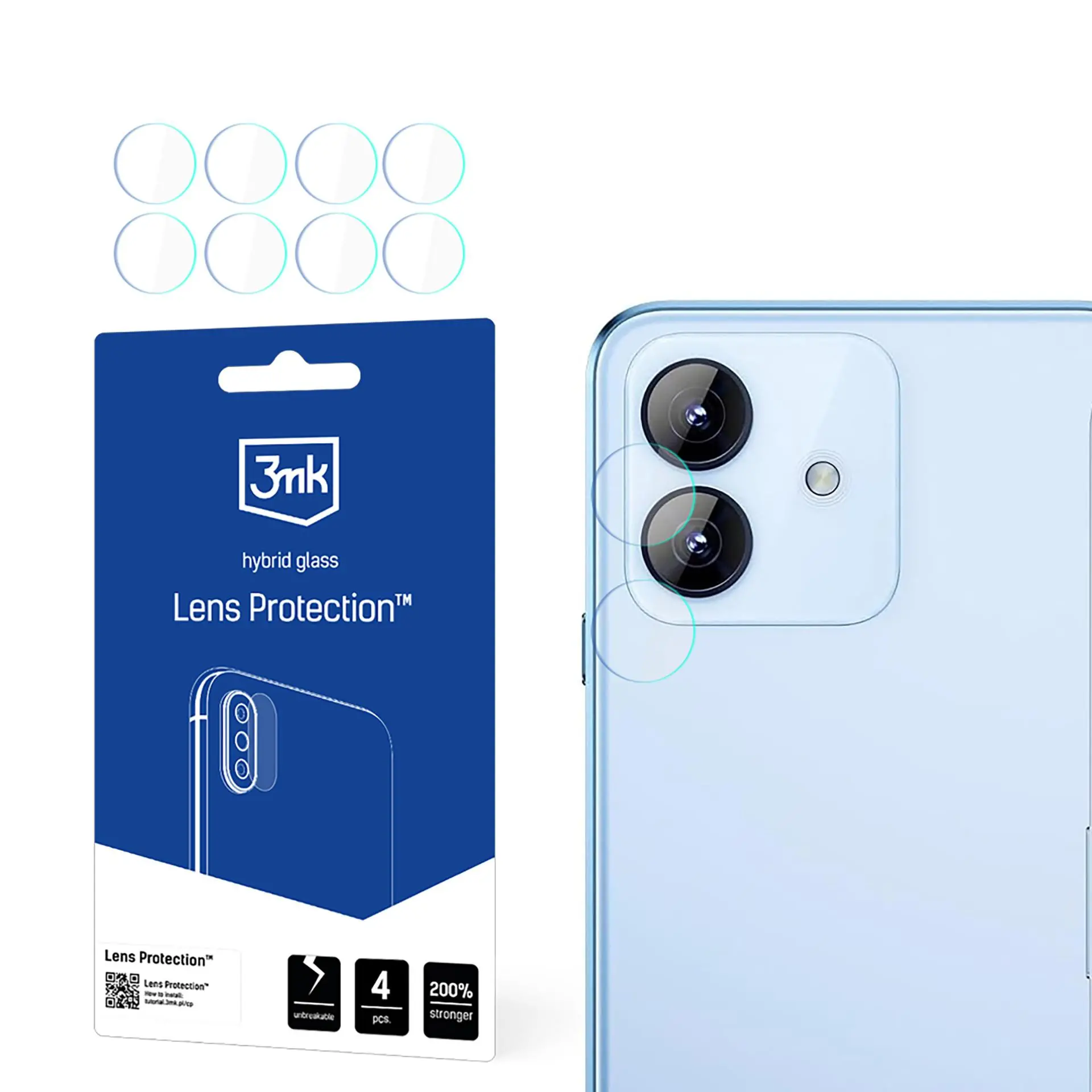 Szkło hybrydowe 3mk Lens Protection do Cubot Note 40