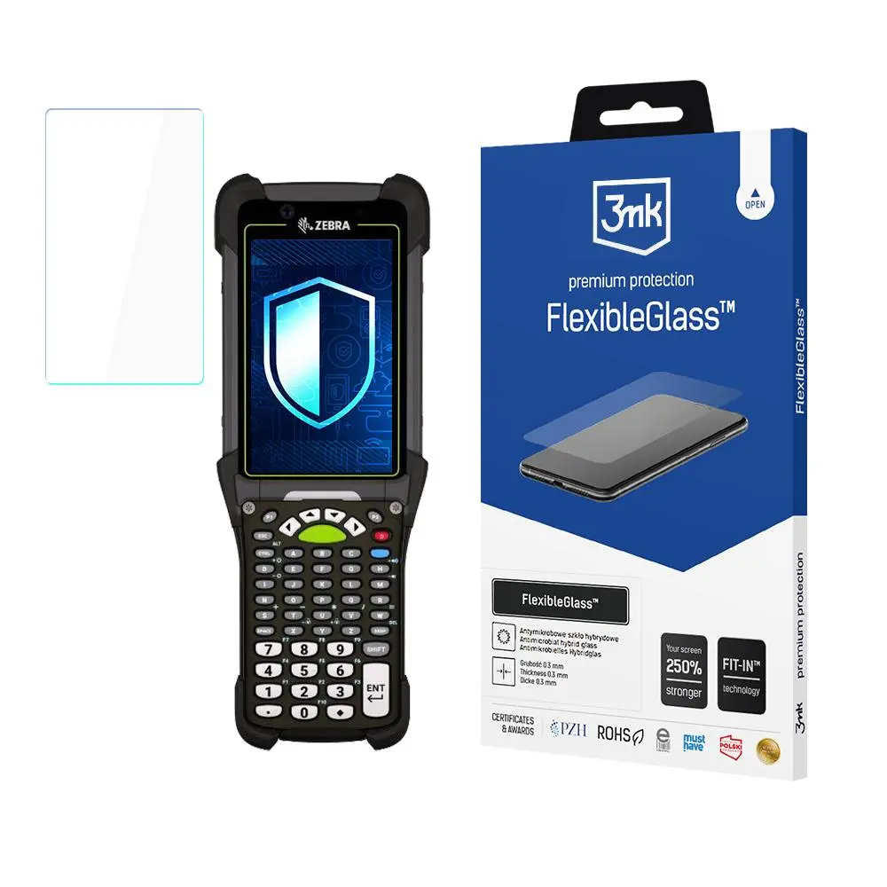 Szkło hartowane 3mk Flexibleglass do Zebra Mc92