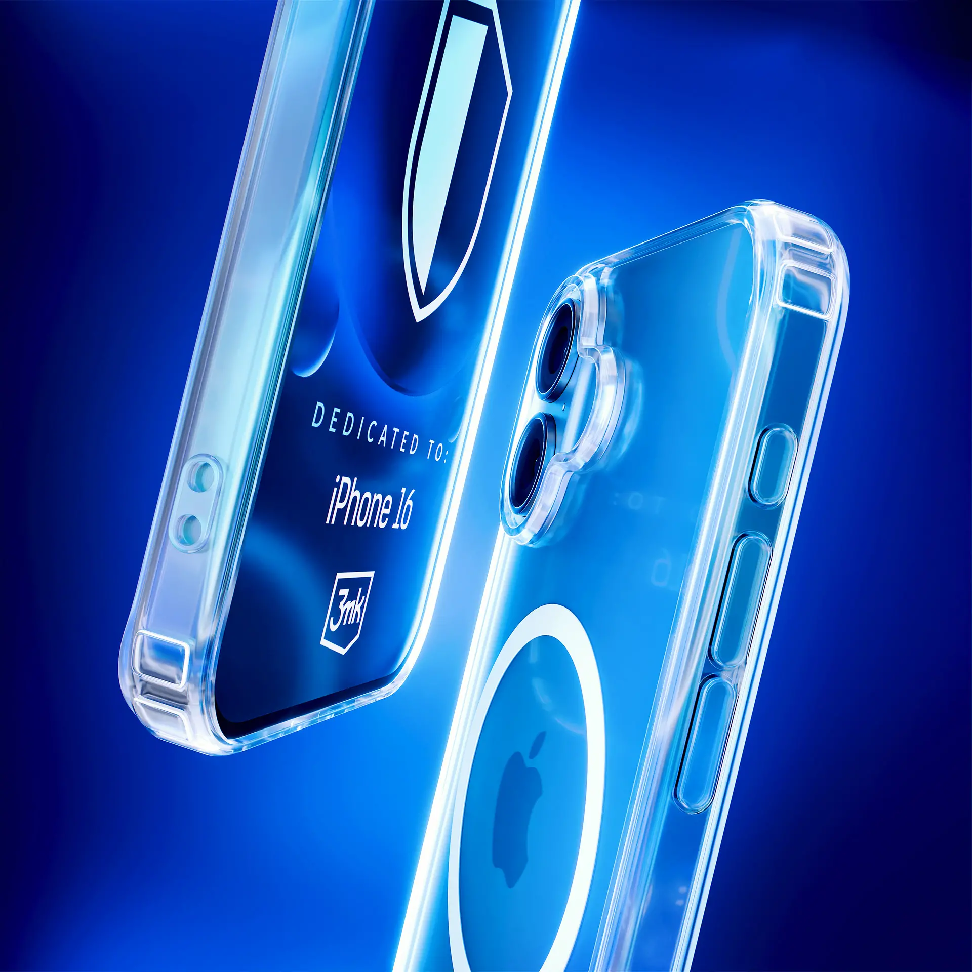 Etui 3mk Silicone MagCase do iPhone 16 Przezroczysty