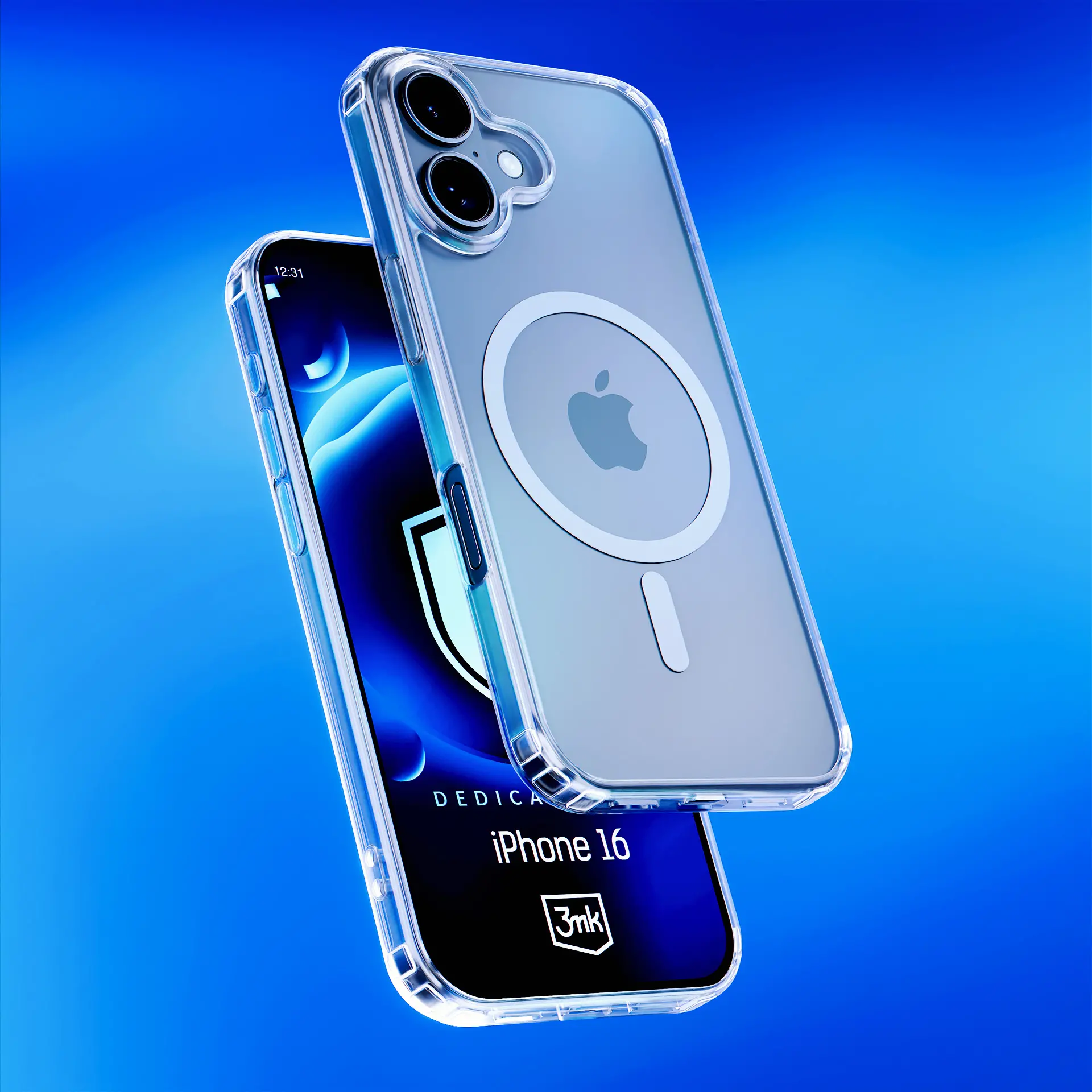 Etui 3mk Silicone MagCase do iPhone 16 Przezroczysty