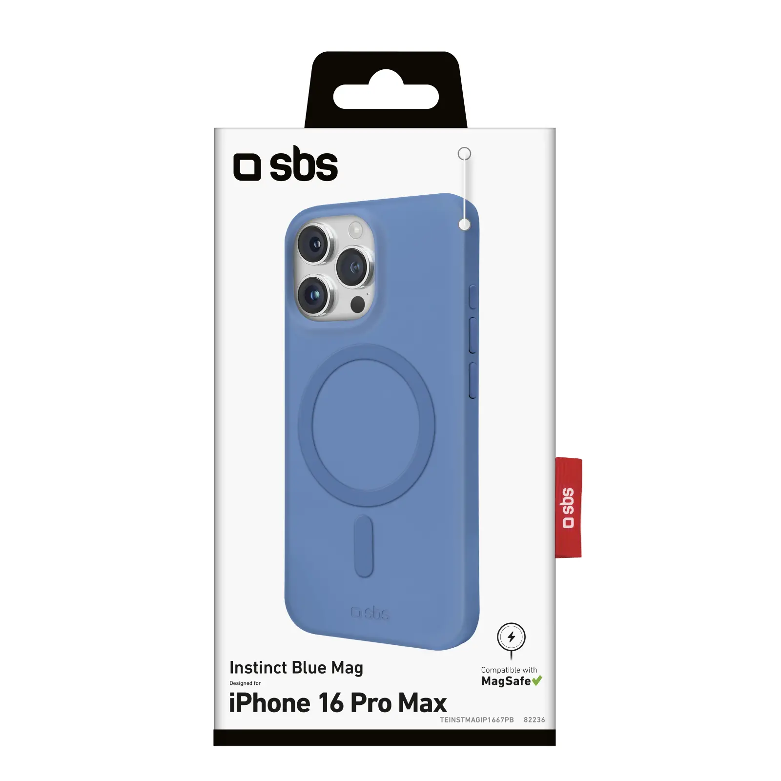 Etui SBS Instinct MagSafe do iPhone 16 Pro Max Niebieski