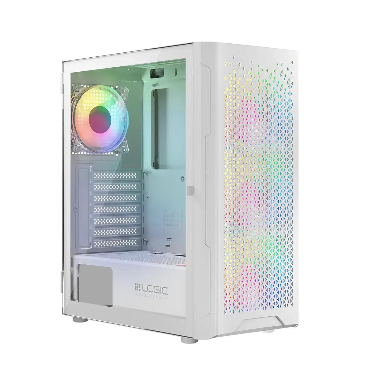 Obudowa Logic Aramis ARGB Midi Biały