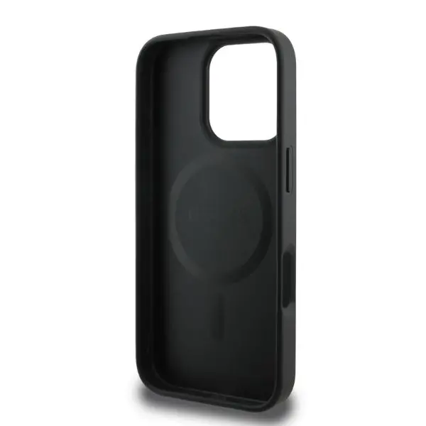 Etui Guess 4G Printed Stripes do iPhone 16 Pro Max Czarny