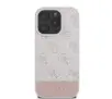 Etui Guess 4G Bottom Stripe do iPhone 16 Pro Różowy