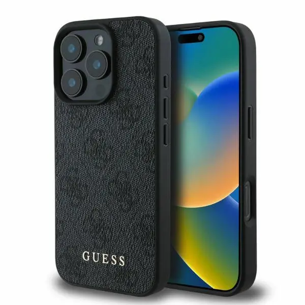 Etui Guess 4G Classic do iPhone 16 Pro Czarny