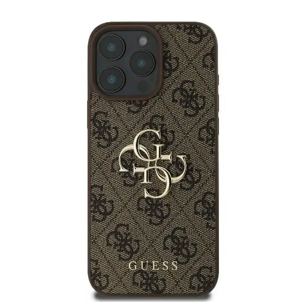 Etui Guess hardcase 4G Big Logo do iPhone 16 Pro Max Brązowy