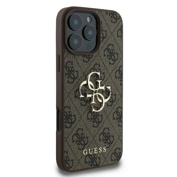 Etui Guess hardcase 4G Big Logo do iPhone 16 Pro Max Brązowy
