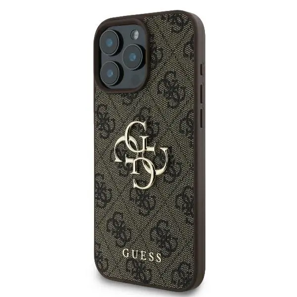 Etui Guess hardcase 4G Big Logo do iPhone 16 Pro Max Brązowy