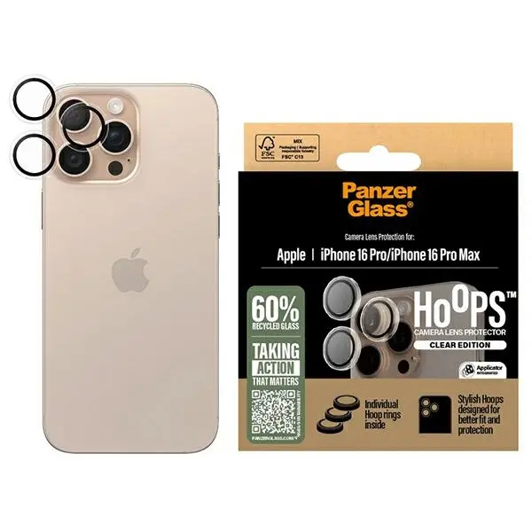 Szkło hartowane PanzerGlass Ceramic Lens Protector do iPhone 16