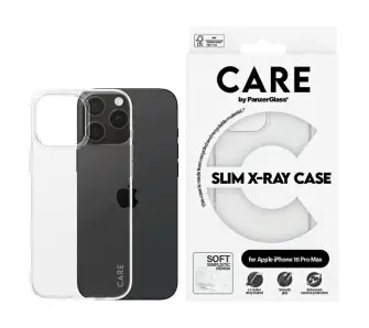 Etui PanzerGlass X-Ray Soft Basic Case do iPhone 16 Pro Max Przezroczysty