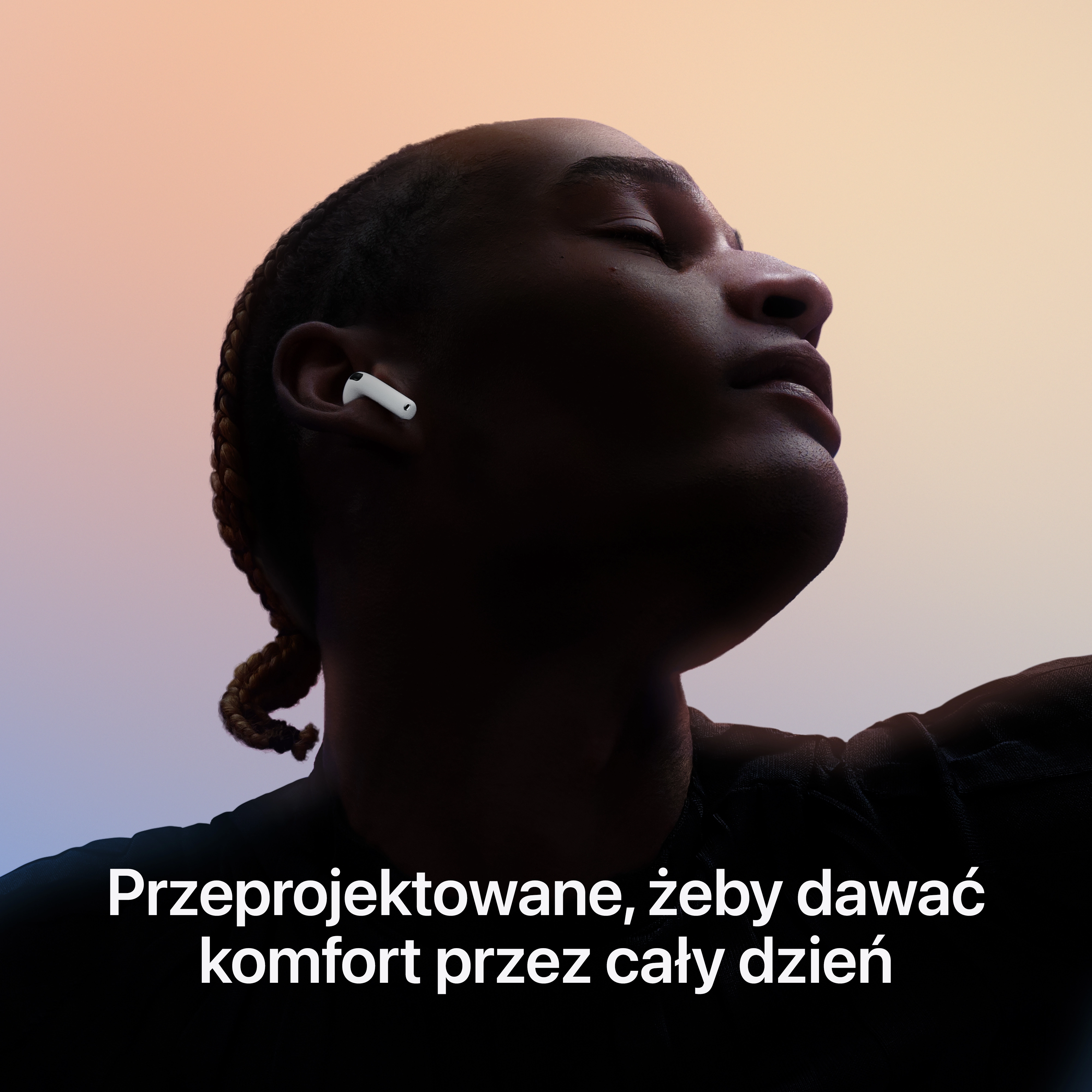 Apple AirPods 4 z Aktywną Redukcją Hałasu Douszne Bluetooth 5.3 Biały