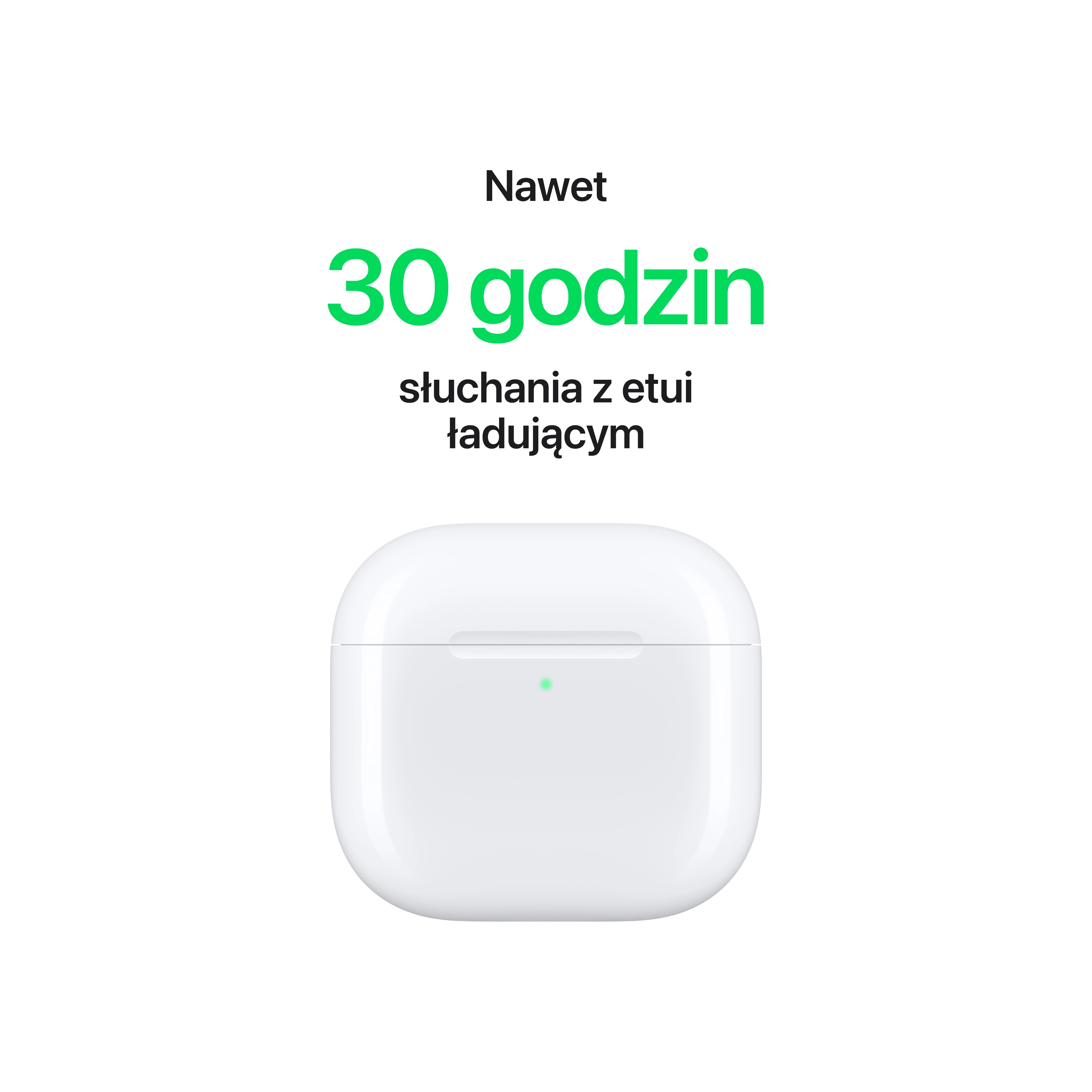 Apple AirPods 4 z Aktywną Redukcją Hałasu Douszne Bluetooth 5.3 Biały