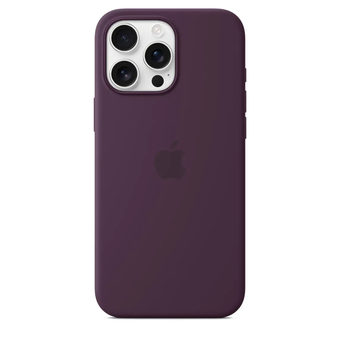 Etui Apple silikonowe z MagSafe do iPhone 16 Pro Max Dojrzała śliwka