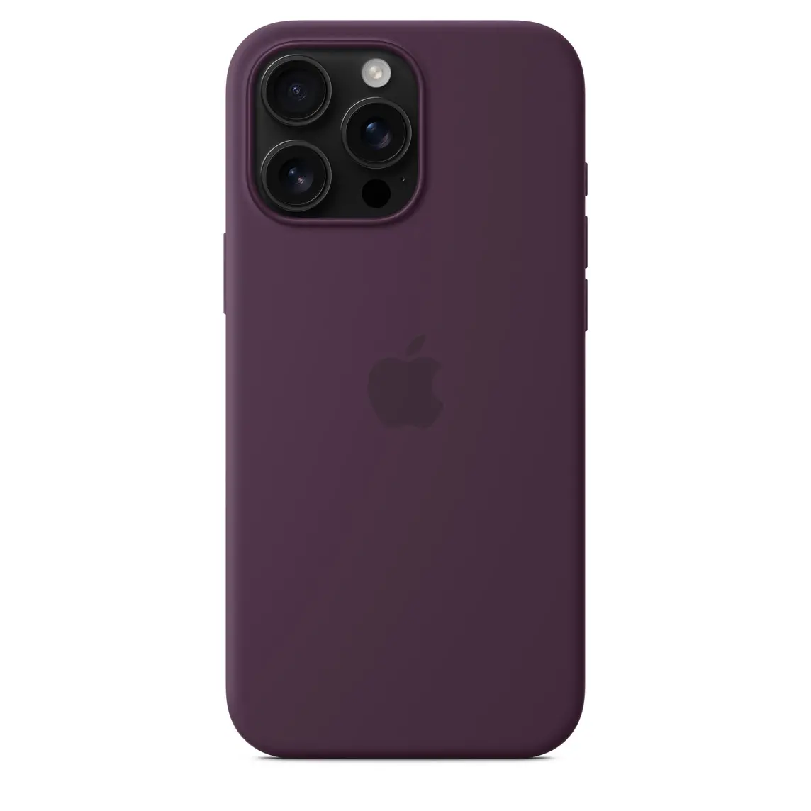 Etui Apple silikonowe z MagSafe do iPhone 16 Pro Max Dojrzała śliwka