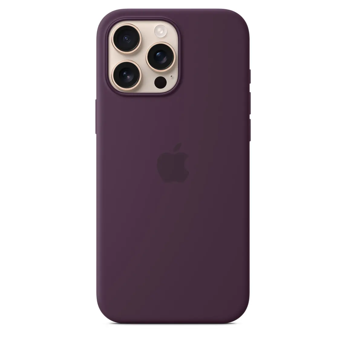 Etui Apple silikonowe z MagSafe do iPhone 16 Pro Max Dojrzała śliwka