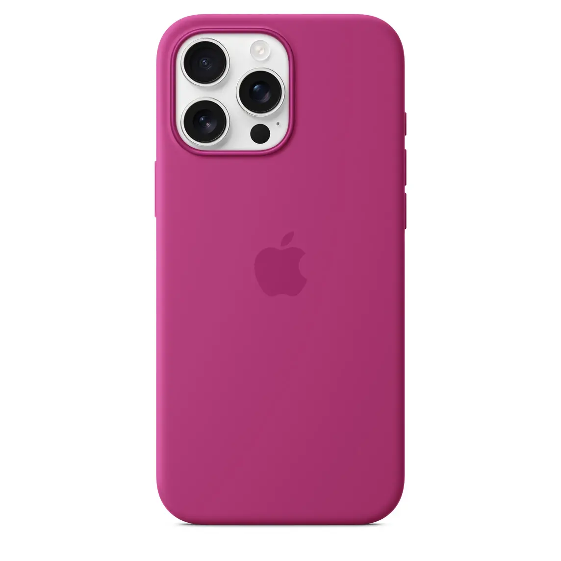Etui Apple silikonowe z MagSafe do iPhone 16 Pro Żywy róż