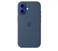 Apple silikonowe etui z MagSafe do iPhone 16 Denim