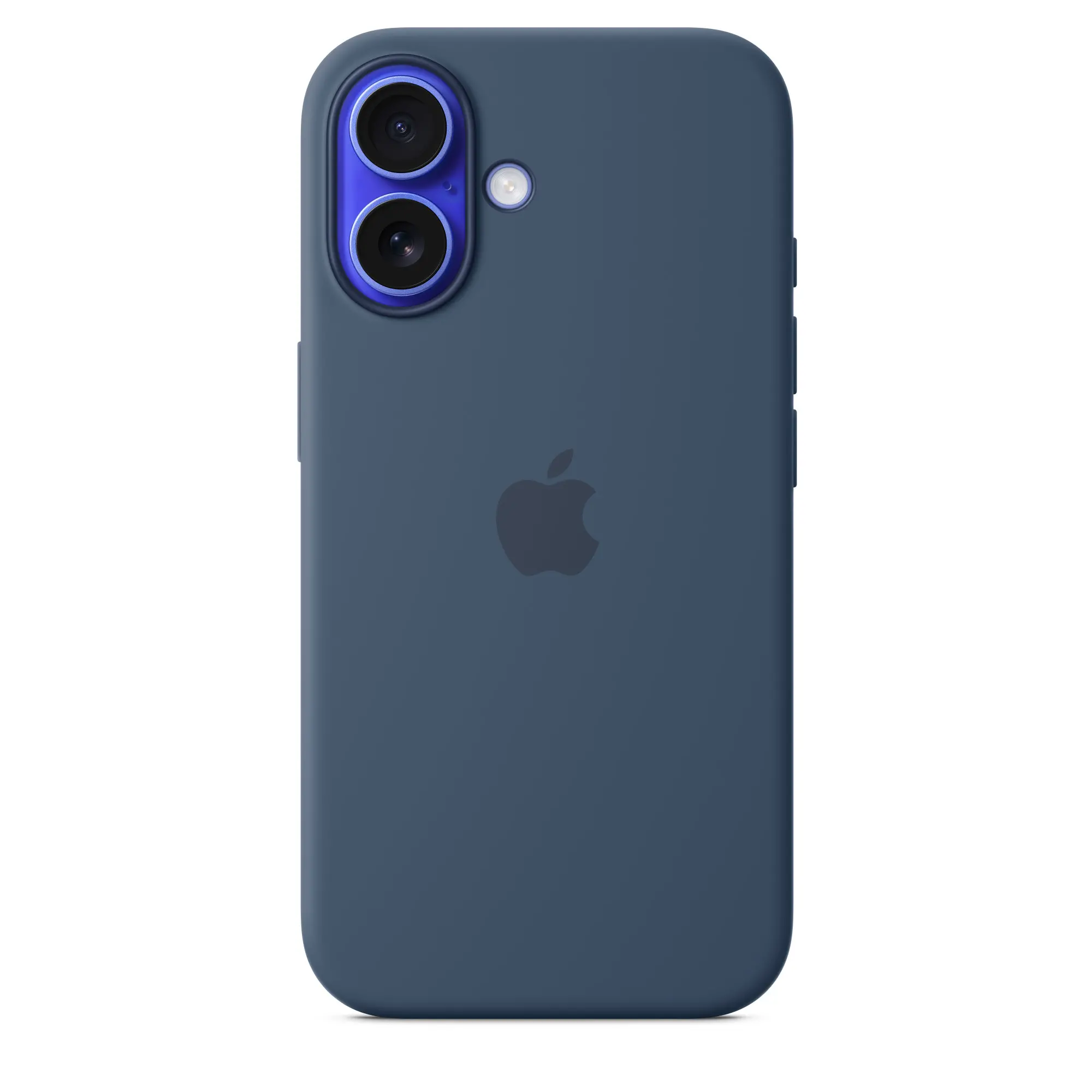Apple silikonowe etui z MagSafe do iPhone 16 Denim