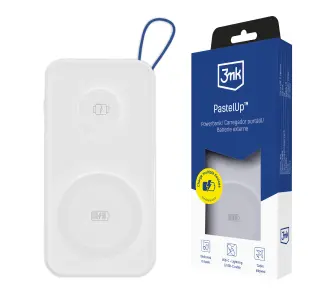 Powerbank 3mk PasteUP 10000mAh 22,5W MagSafe Qi Biały