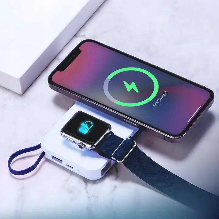 Powerbank 3mk PasteUP 10000mAh 22,5W MagSafe Qi Biały