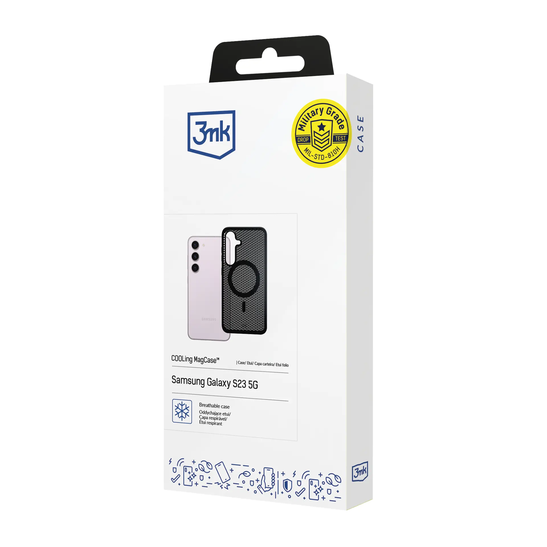 Etui 3mk COOLing MagCase do Galaxy S23 Czarny