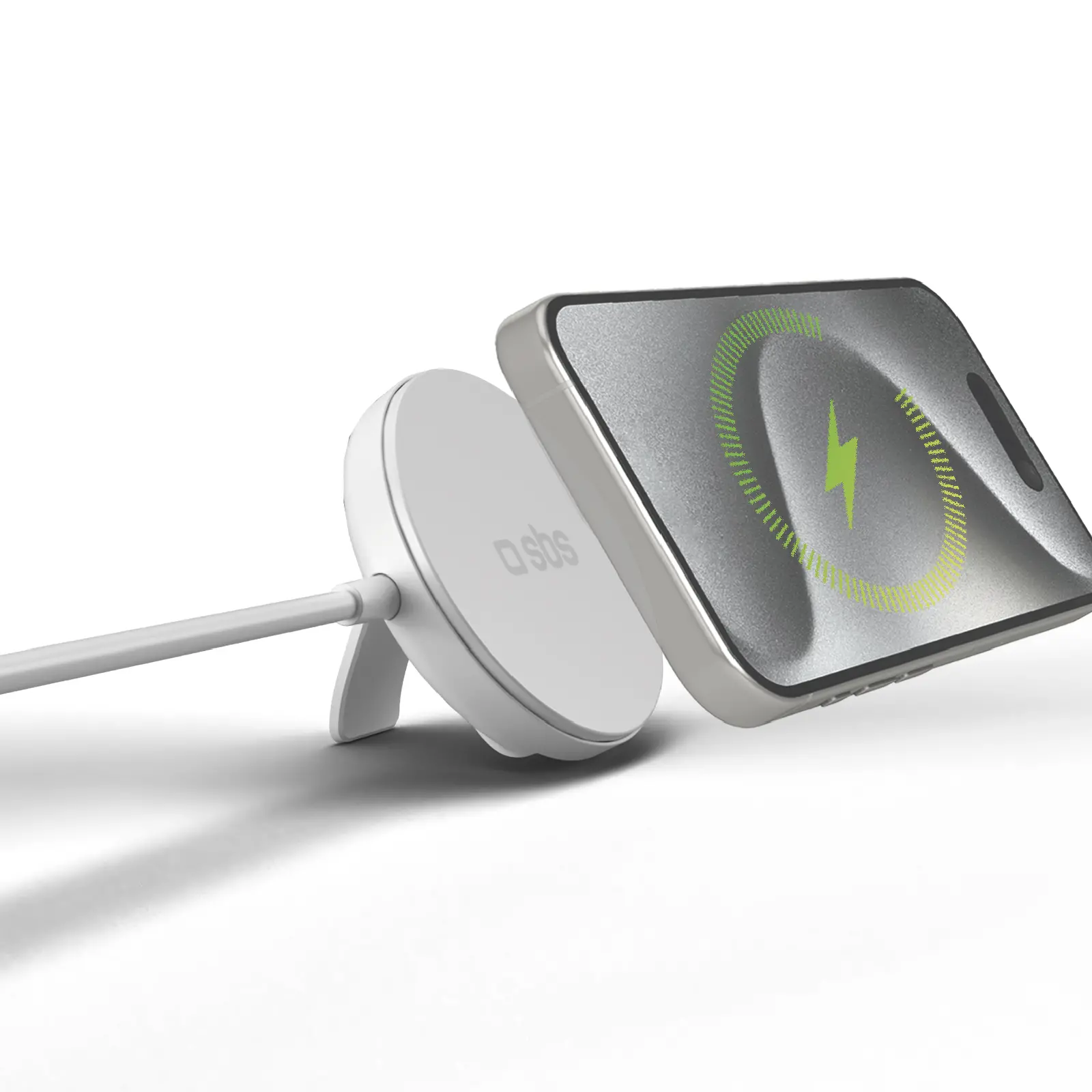 Ładowarka indukcyjna SBS MagSafe QI2 15W Biały