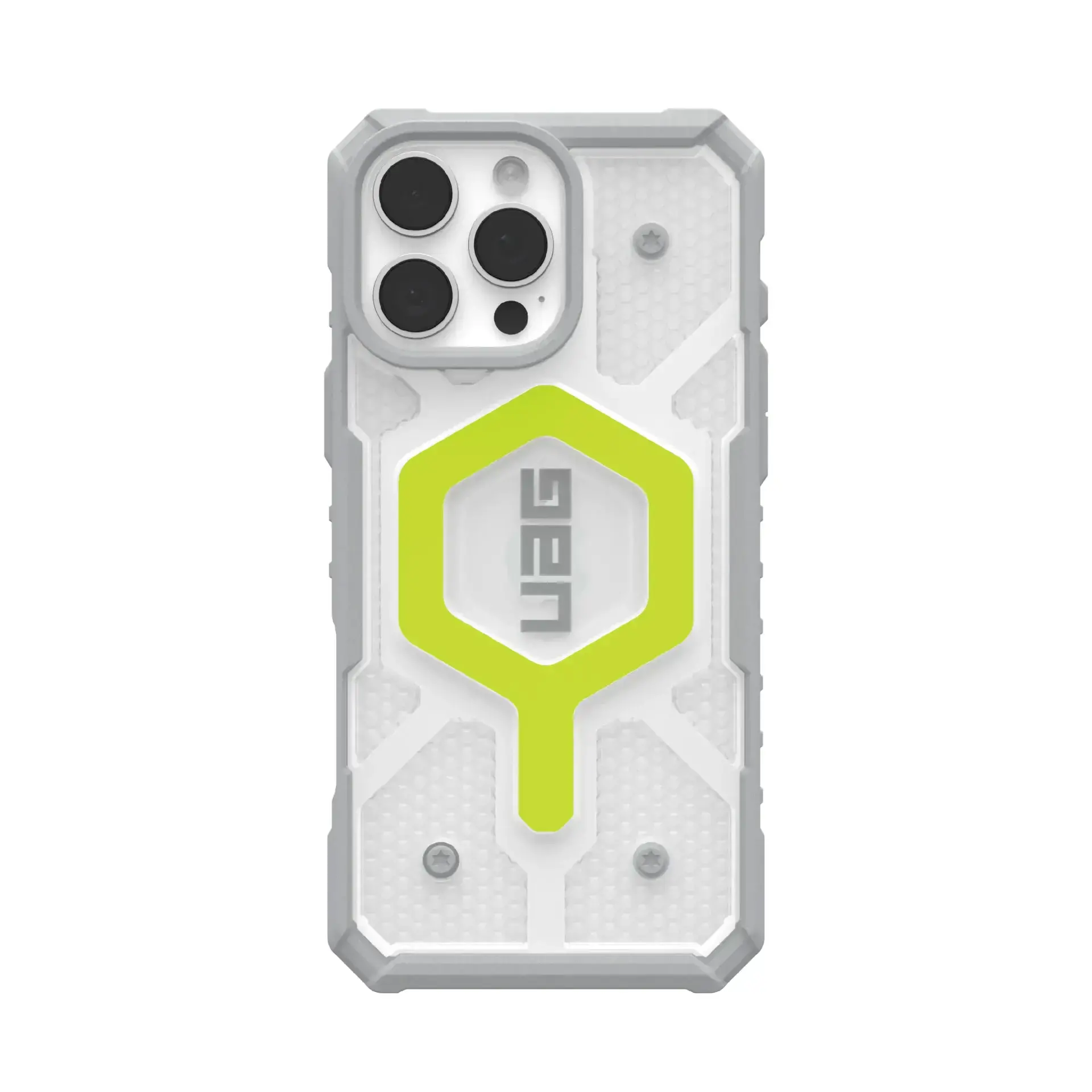Etui UAG Bundle Pathfinder Clear Case Magsafe do iPhone 16 Pro Max Active Neon + smycz